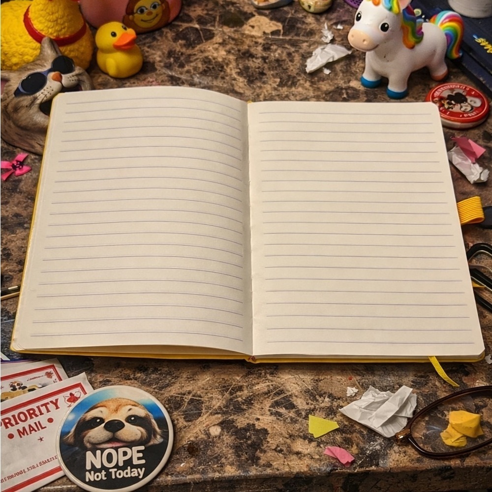 Yellow Sarcasm Journal - Picture 2 of 2